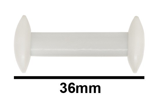 SP Bel-Art Circulus Teflon Magnetic Stirring Bar; 36mm Length, White