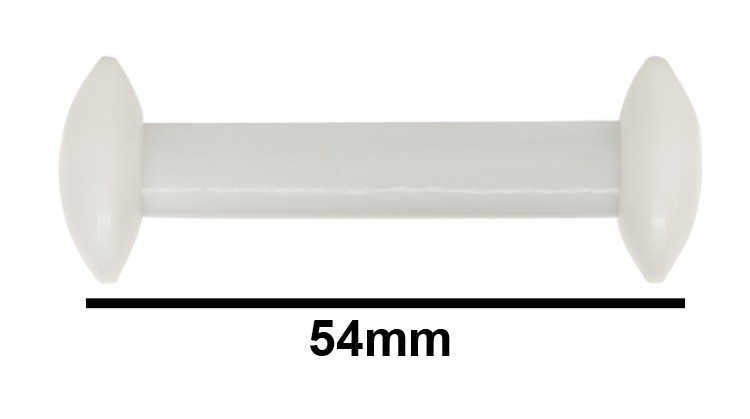 SP Bel-Art Circulus Teflon Magnetic Stirring Bar; 54mm Length, White 