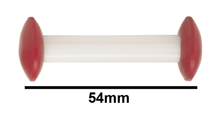 SP Bel-Art Circulus Teflon Magnetic Stirring Bar; 54mm Length, Red 