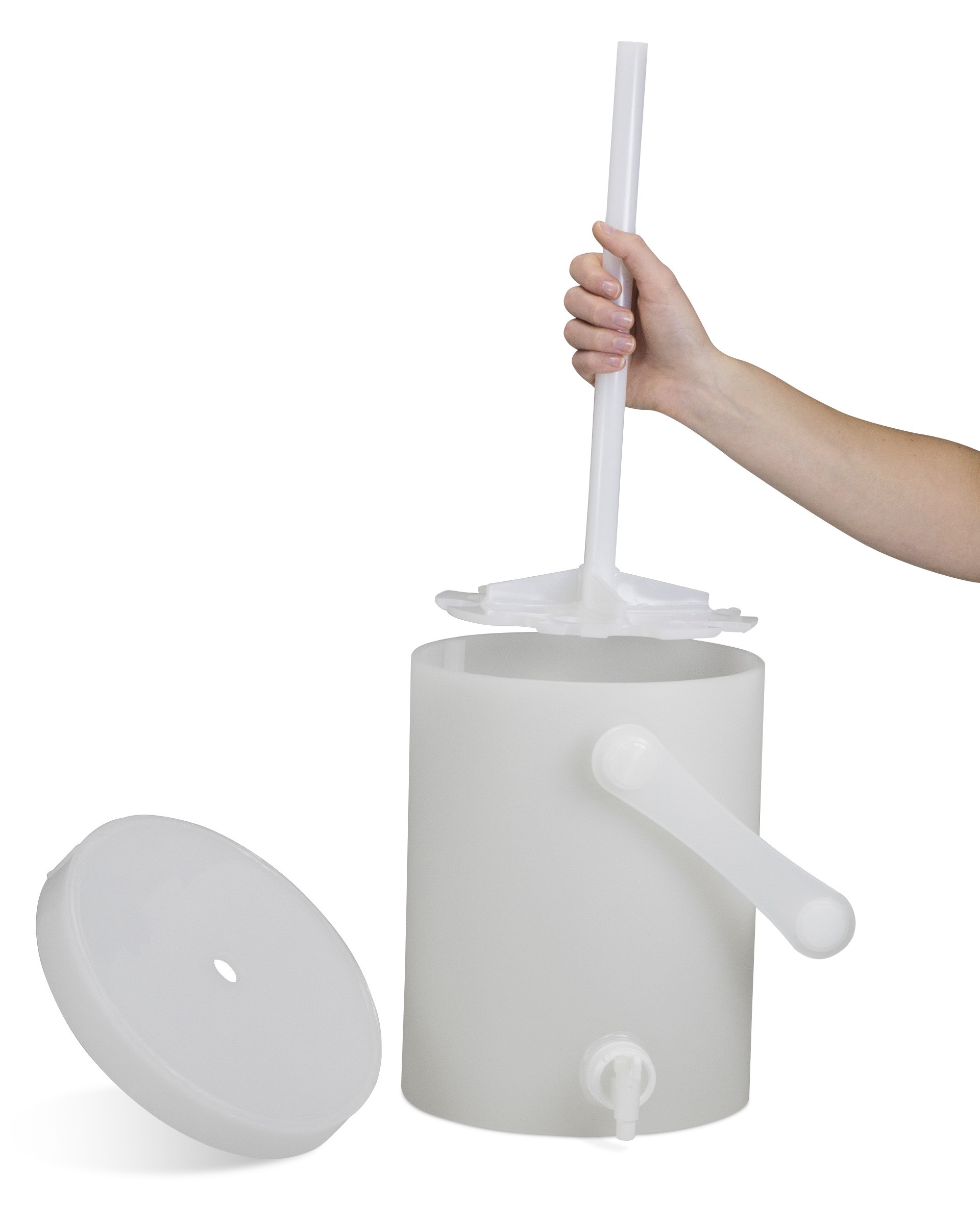 SP Bel-Art Plastic Churn Sample Splitter; 8 Liter, 8½ in. D x 11 in. H