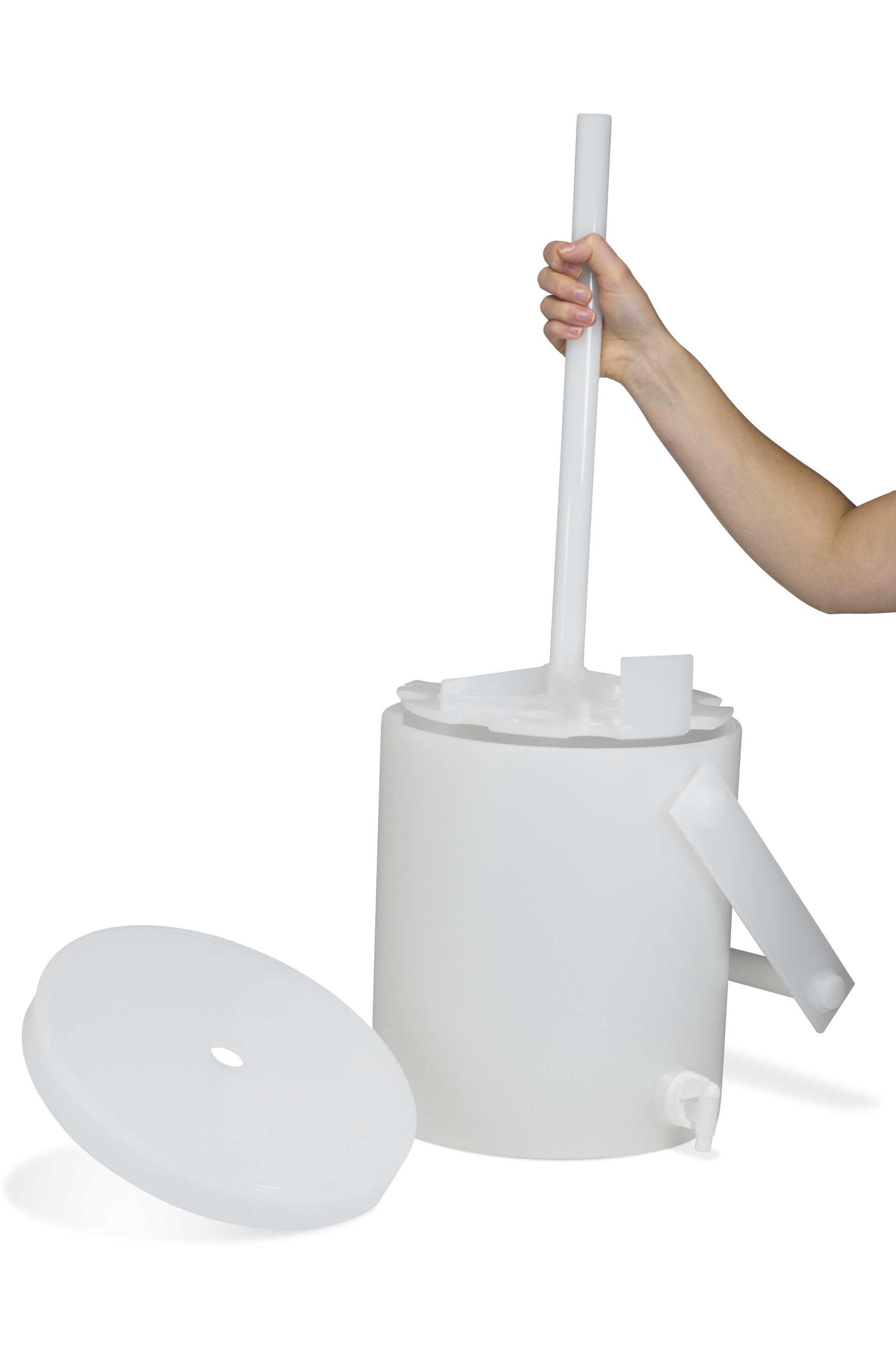 SP Bel-Art Plastic Churn Sample Splitter; 14 Liter, 10½ in. D x 12 in. H