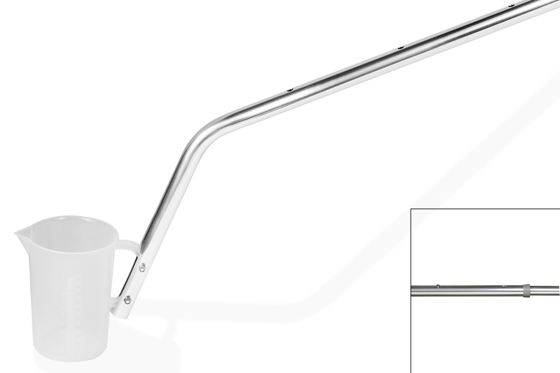 SP Bel-Art Adjustable Water Sample Dipper; 3ft to 9ft, 1000ml, Plastic