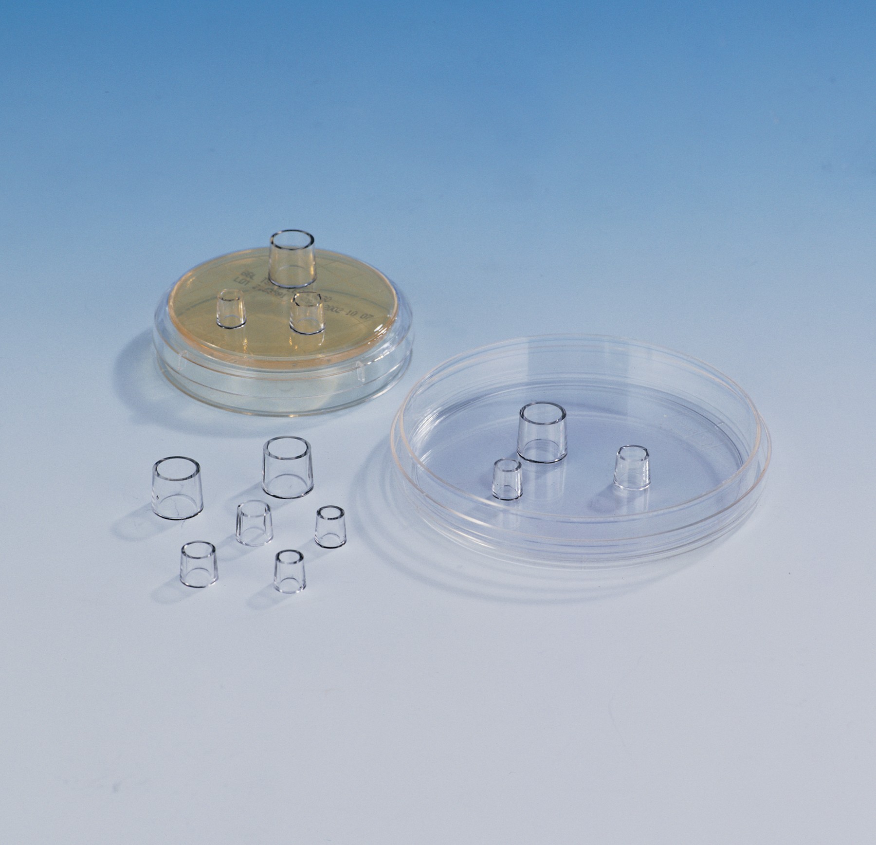 SP Bel-Art Sterile Cloning Cylinders; 8.5mm Top x 9.5mm Bottom O.D., Plastic (Pack of 50)
