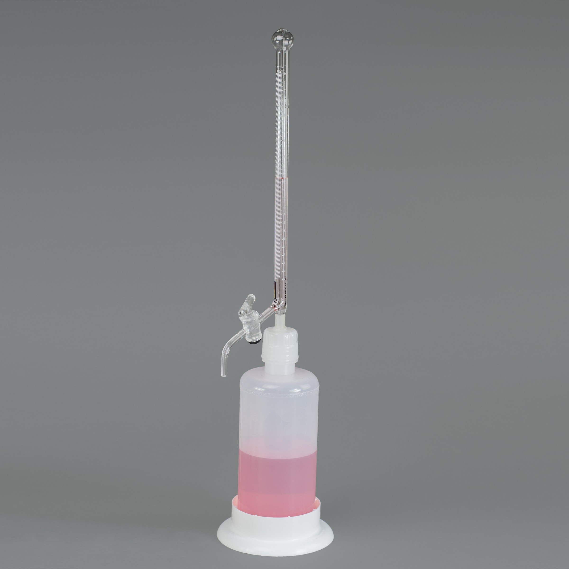 SP Bel-Art Borosilicate Glass 25ml Automatic Self Zeroing Burette; 1000ml Reservoir