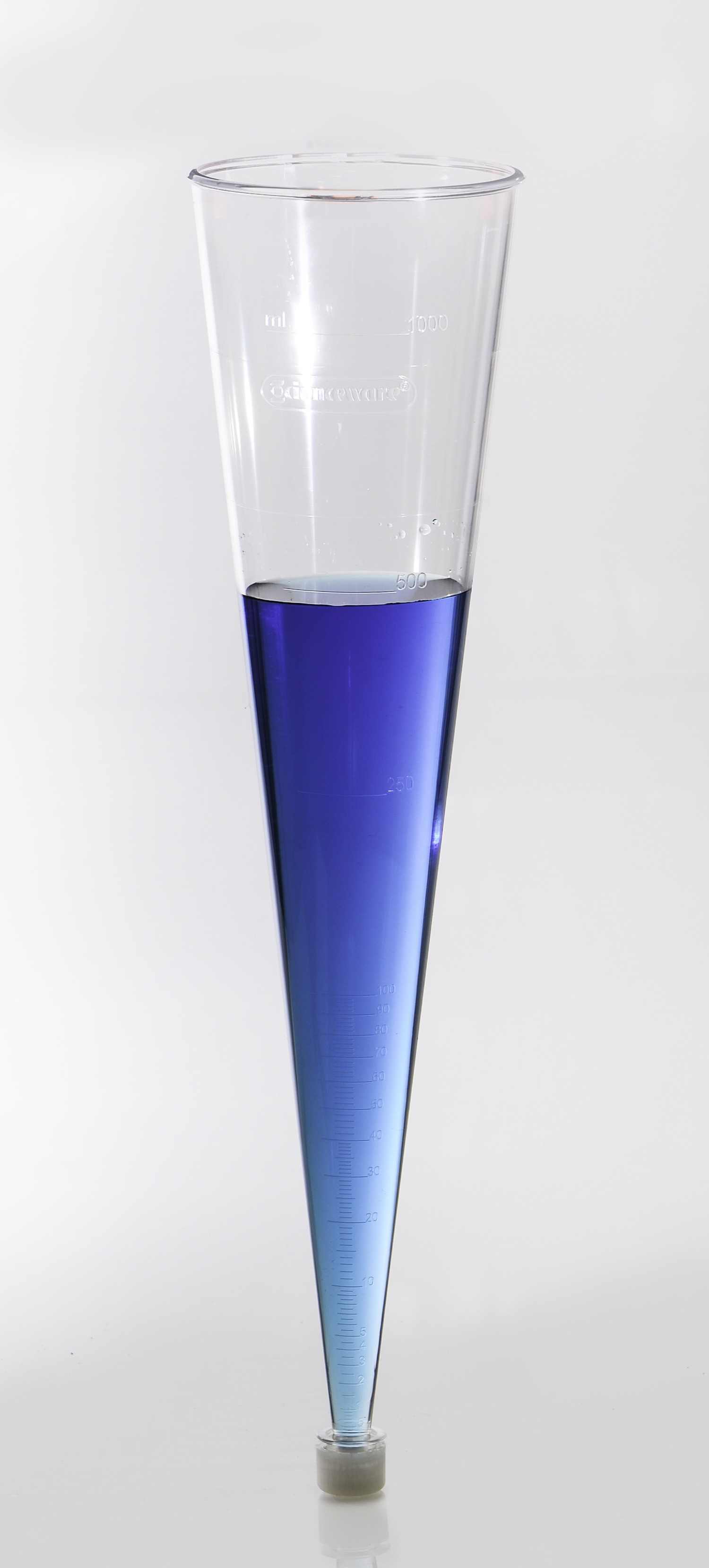 SP Bel-Art Imhoff Settling Cone; 1000ml, Styrene