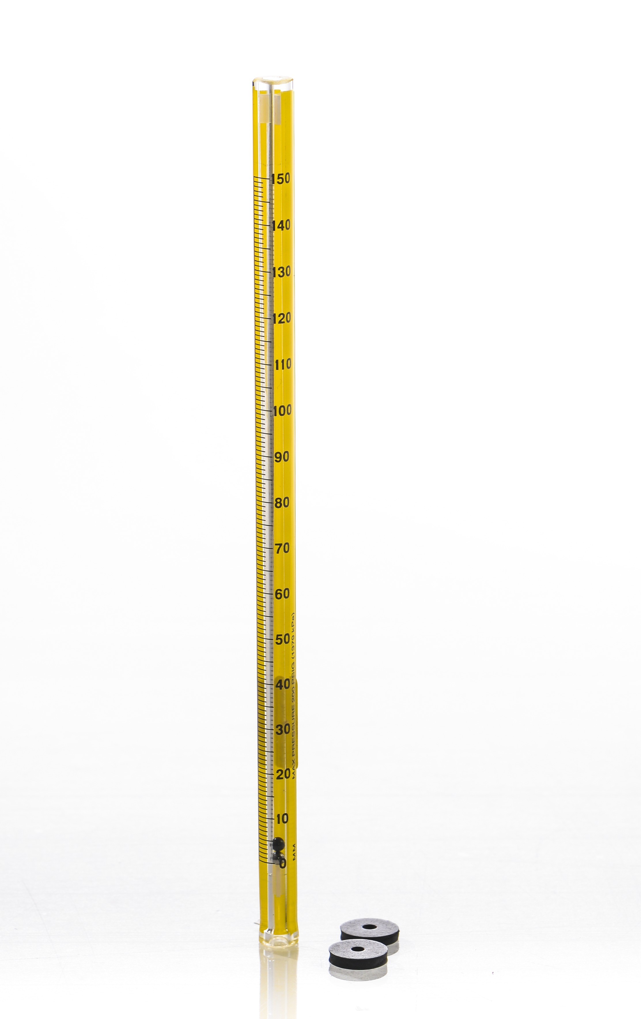 SP Bel-Art Riteflow Borosilicate Glass Unmounted Flowmeter; 150mm Scale, Size 3