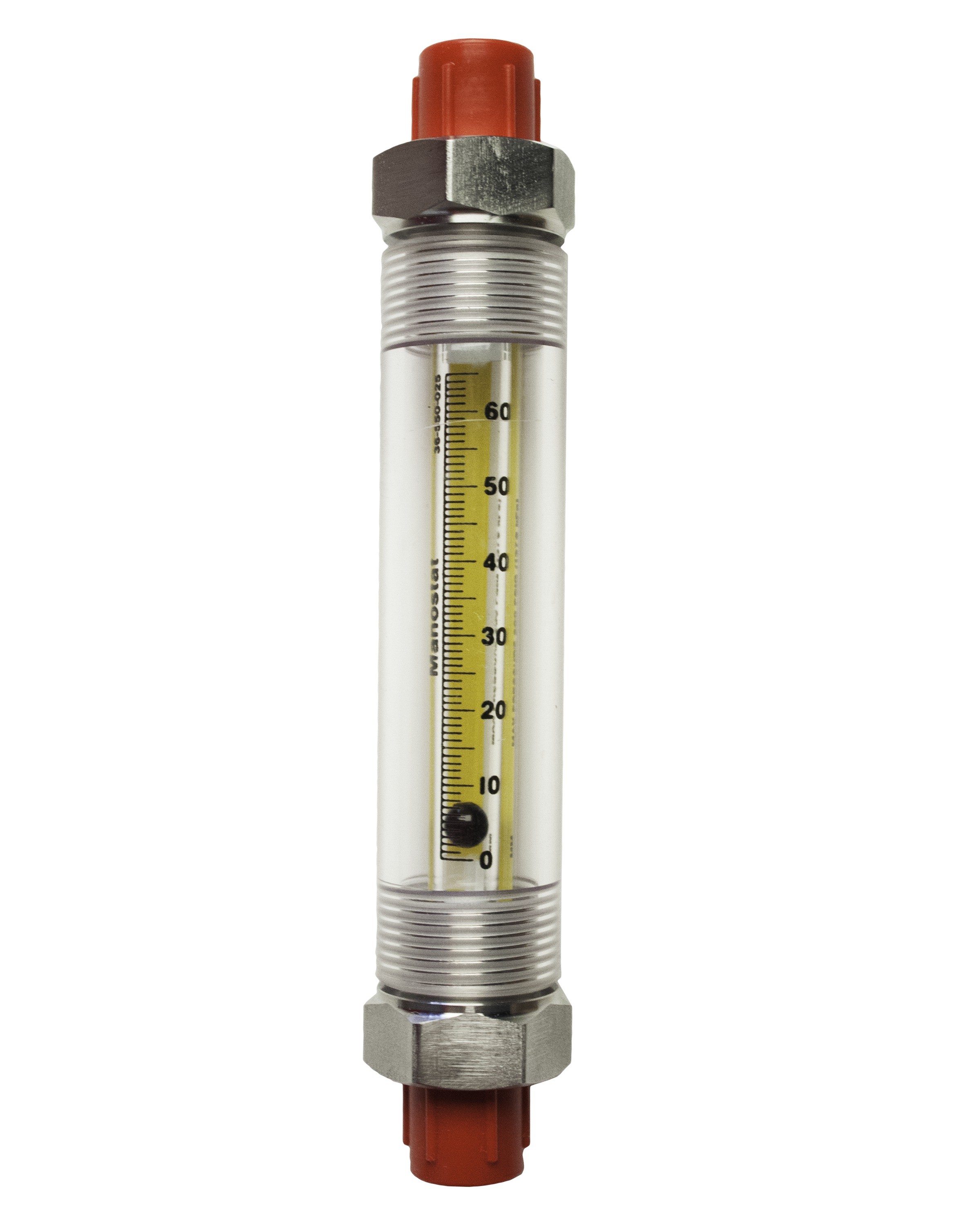 SP Bel-Art Riteflow Borosilicate Glass Guarded Flowmeter; 65mm Scale, Size 5