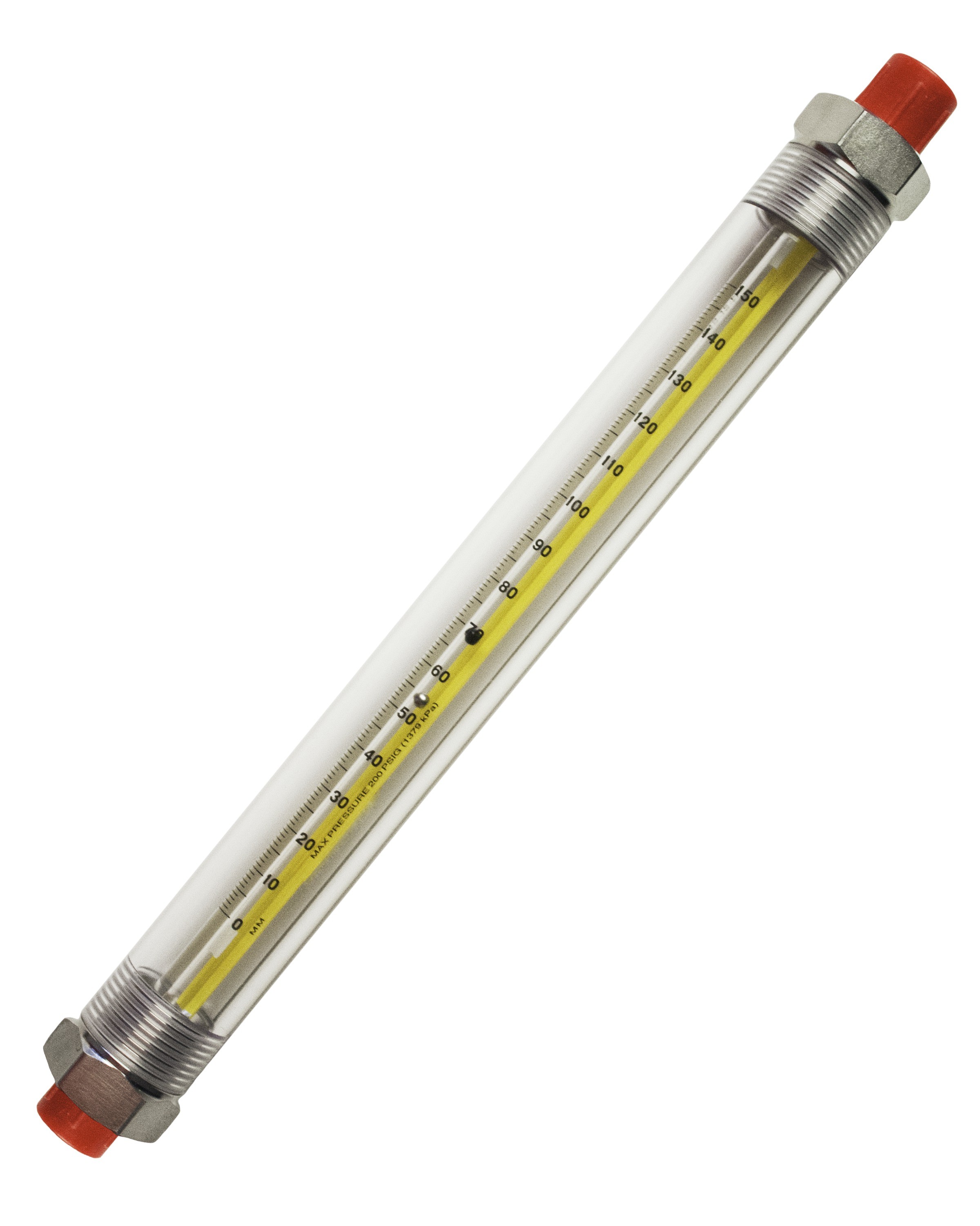 SP Bel-Art Riteflow Borosilicate Glass Guarded Flowmeter; 150mm Scale, Size 1