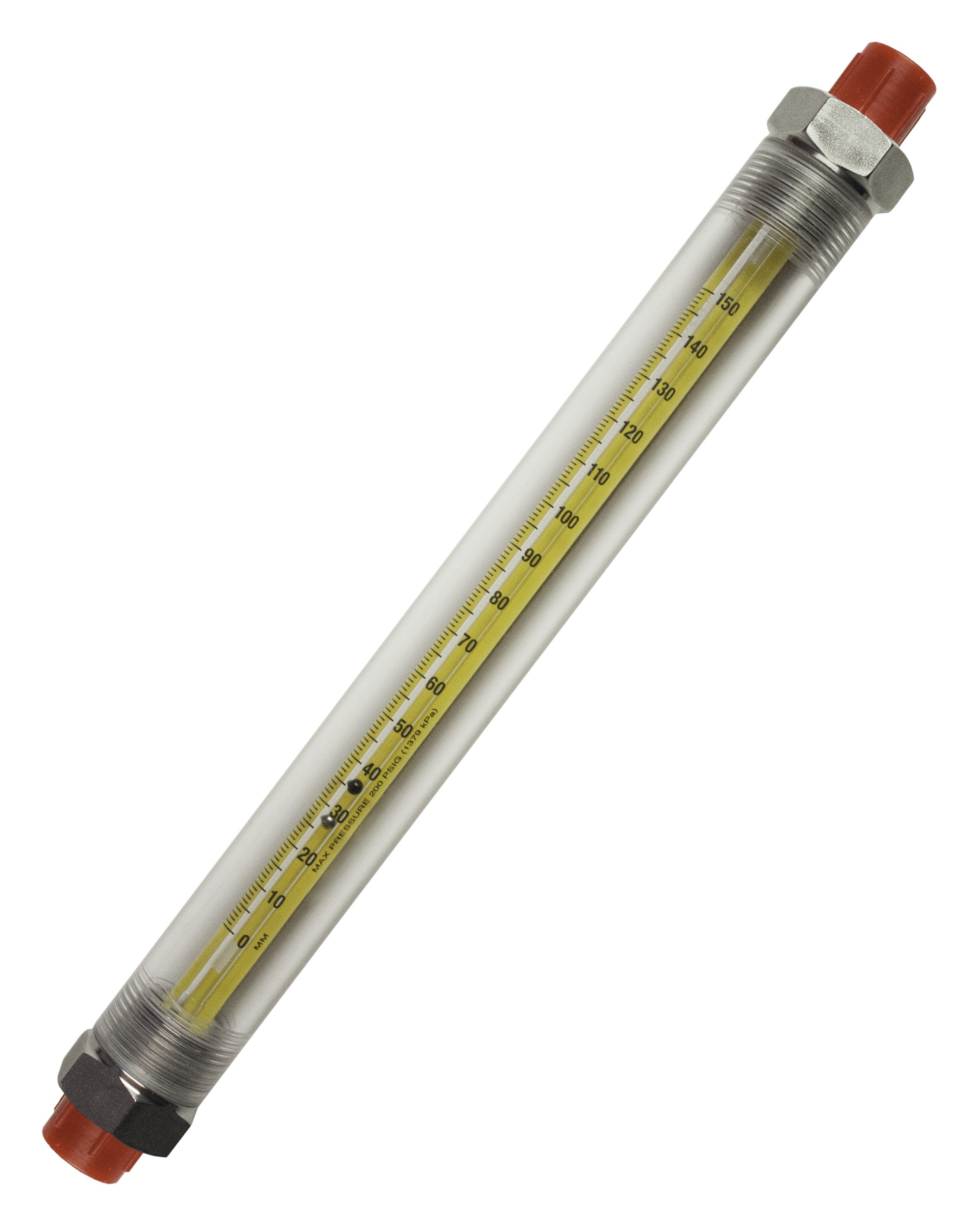 SP Bel-Art Riteflow Borosilicate Glass Guarded Flowmeter; 150mm Scale, Size 2