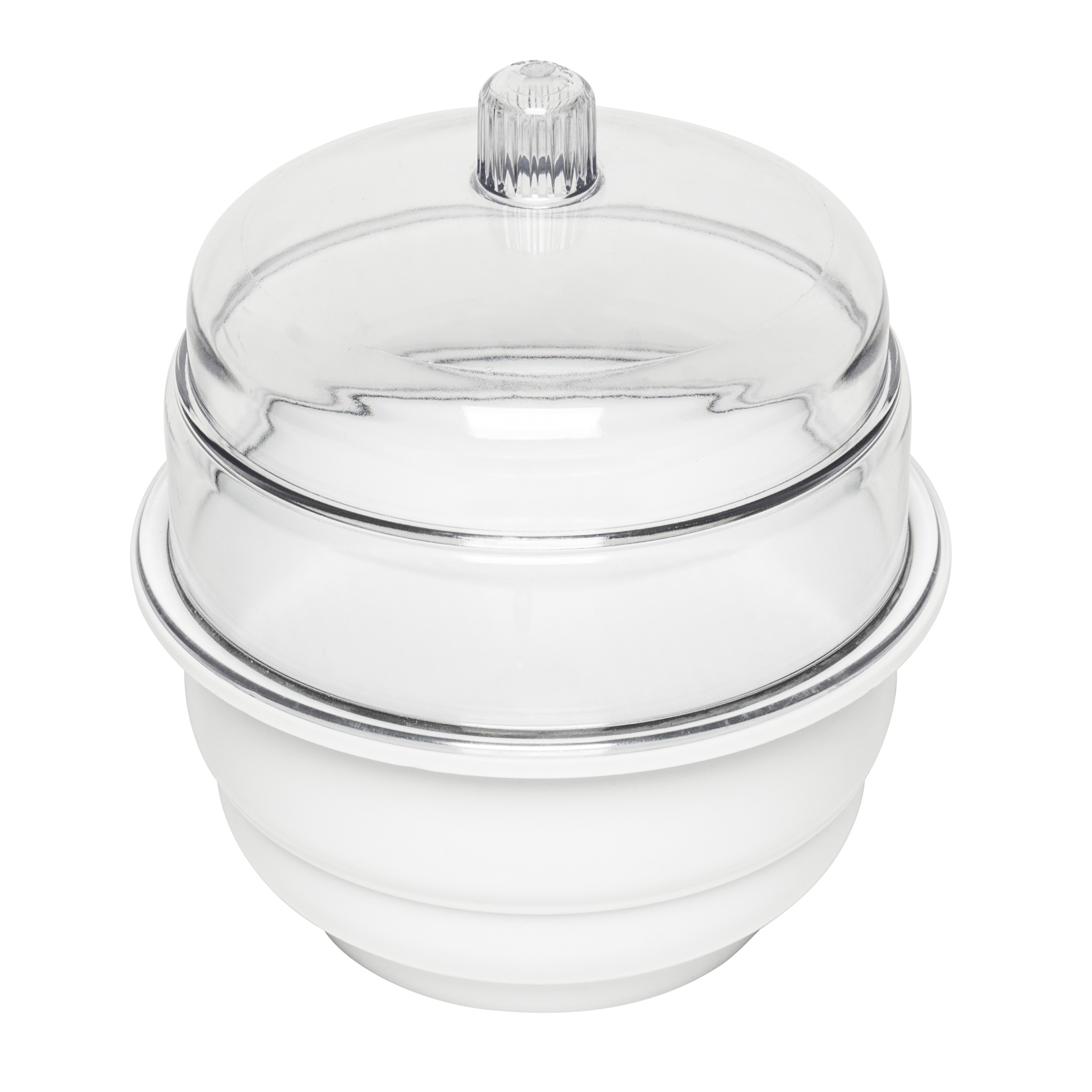 SP Bel-Art "Space Saver" Polycarbonate/Polypropylene Desiccator; 0.20 cu. ft.