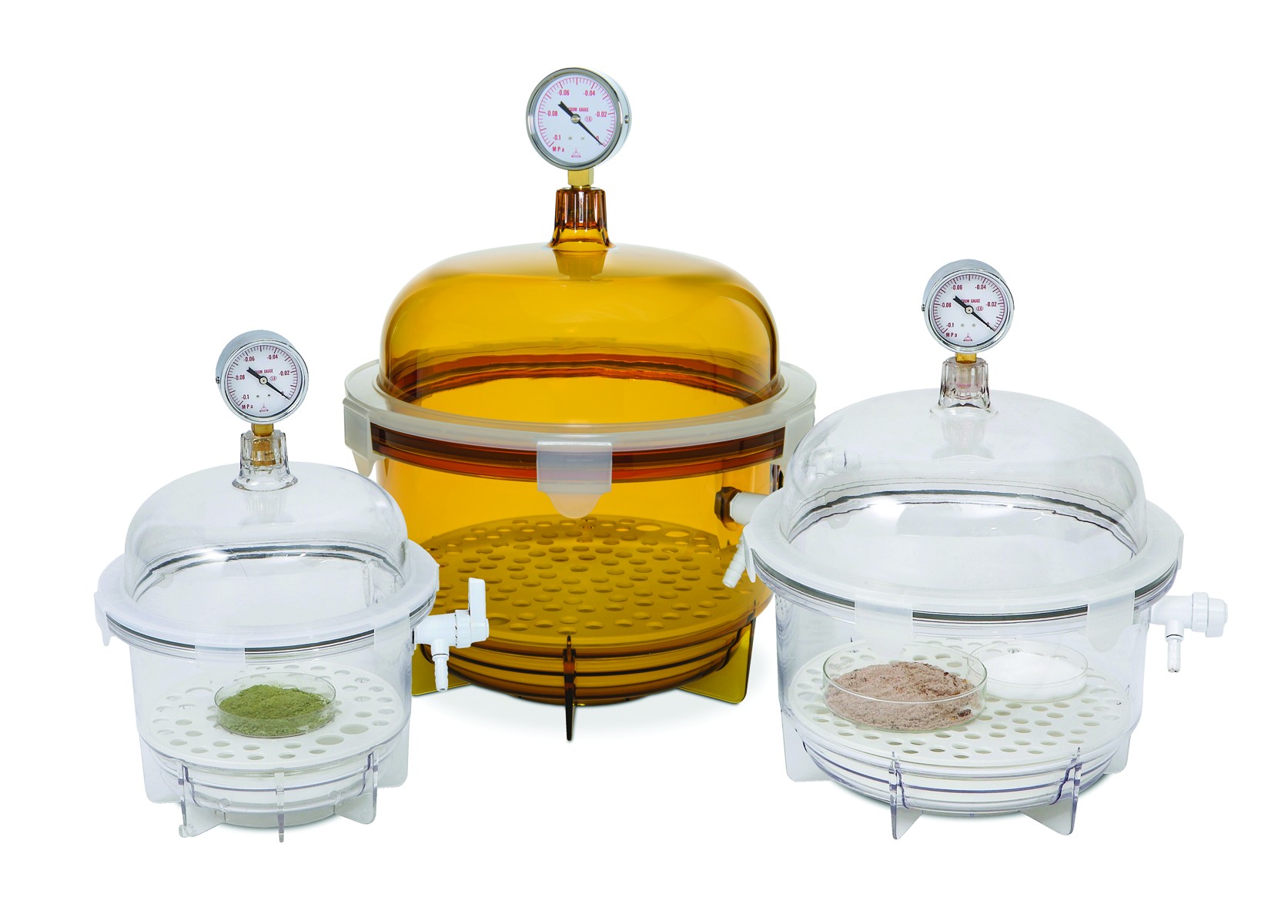 Lab Companion Round Style Vacuum Desiccators