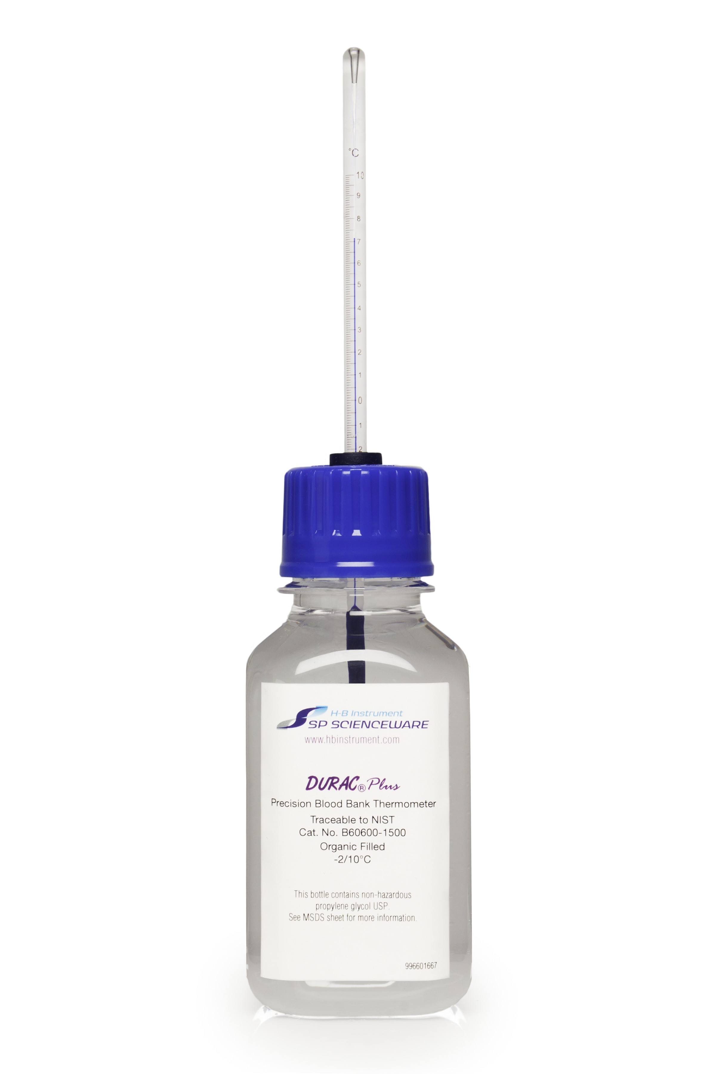 SP Bel-Art, H-B DURAC Plus Blood Bank Verification Thermometer; -2 to 10C