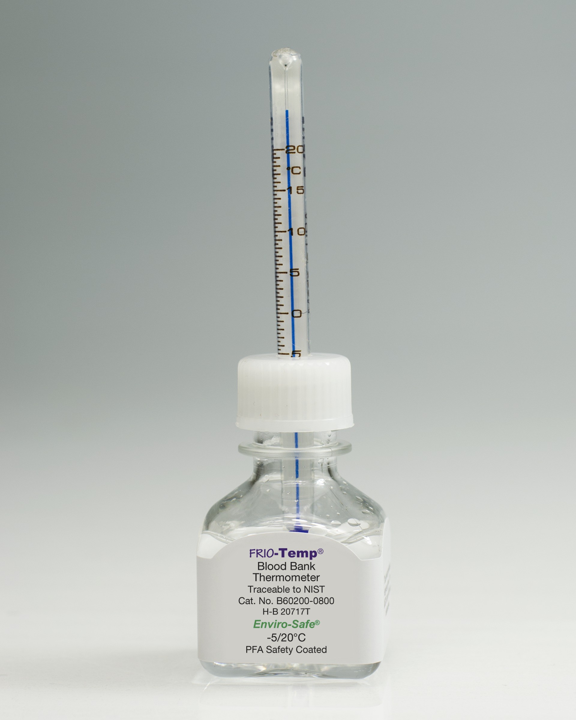 SP Bel-Art, H-B FRIO-Temp Blood Bank Verification Thermometer with Individual Calibration Report; -5 to 20C
