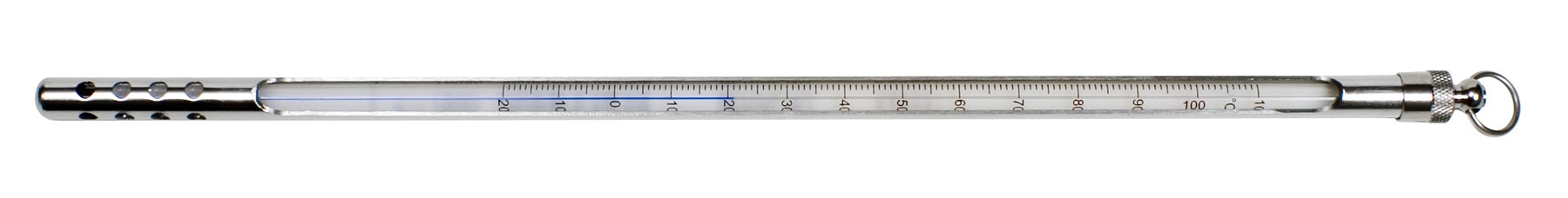 SP Bel-Art, H-B DURAC Plus Armored Liquid-In-Glass Laboratory Thermometer; 20 to 500F, 76mm Immersion, Organic Liquid Fill