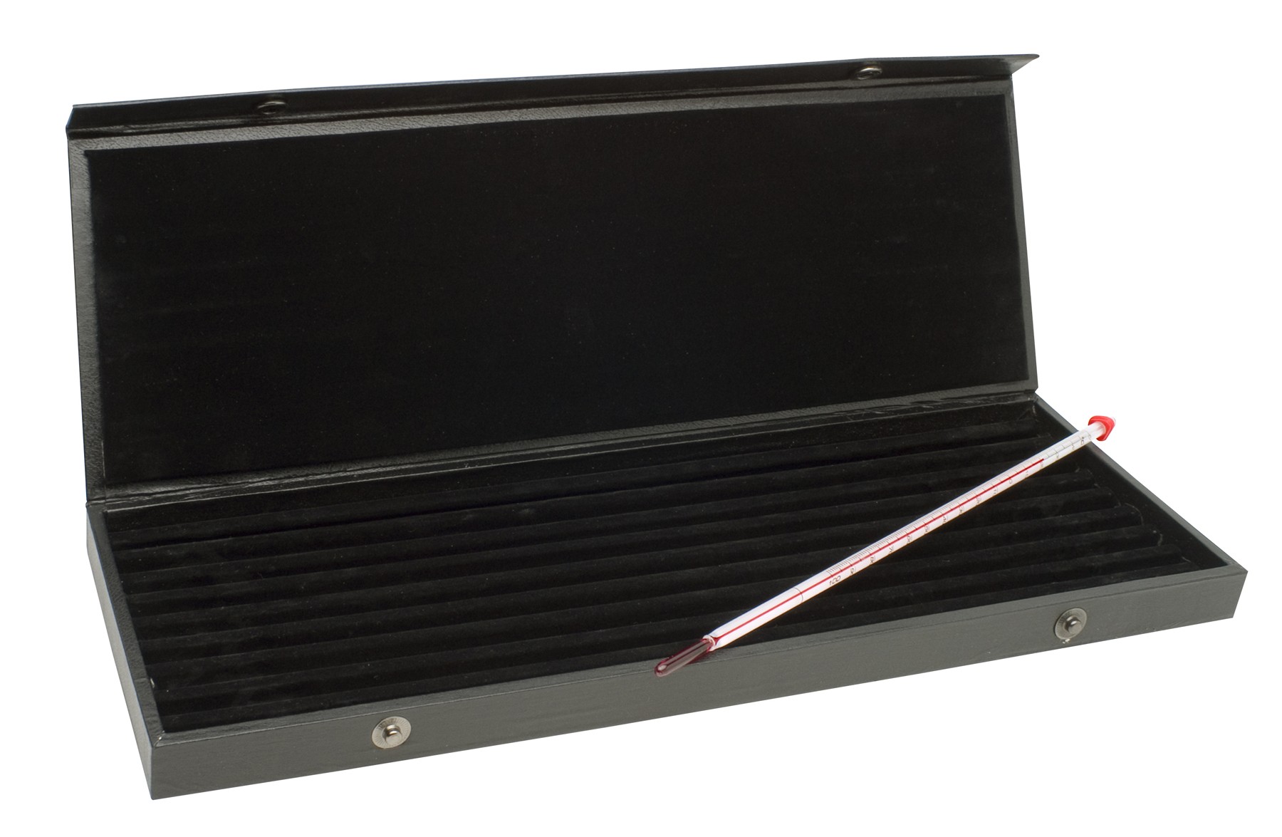 SP Bel-Art, H-B Velvet Lined Leatherette Liquid-in-Glass Thermometer Storage Case; Single, 300mm