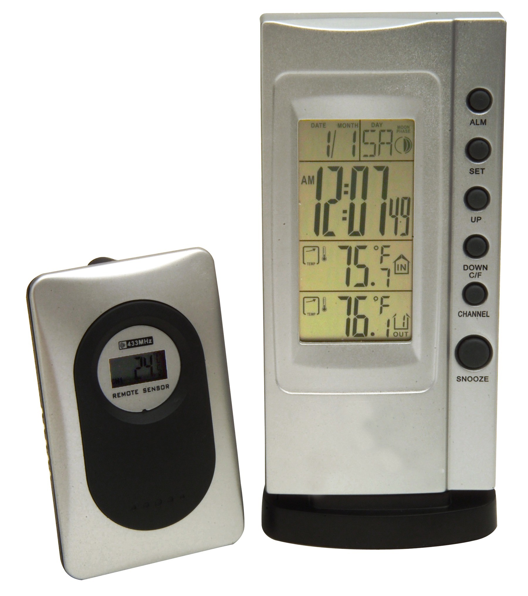 SP Bel-Art, H-B DURAC Indoor/Outdoor Weather Station with Moon Phases, Temperature Trend, and Comfort Index Icons