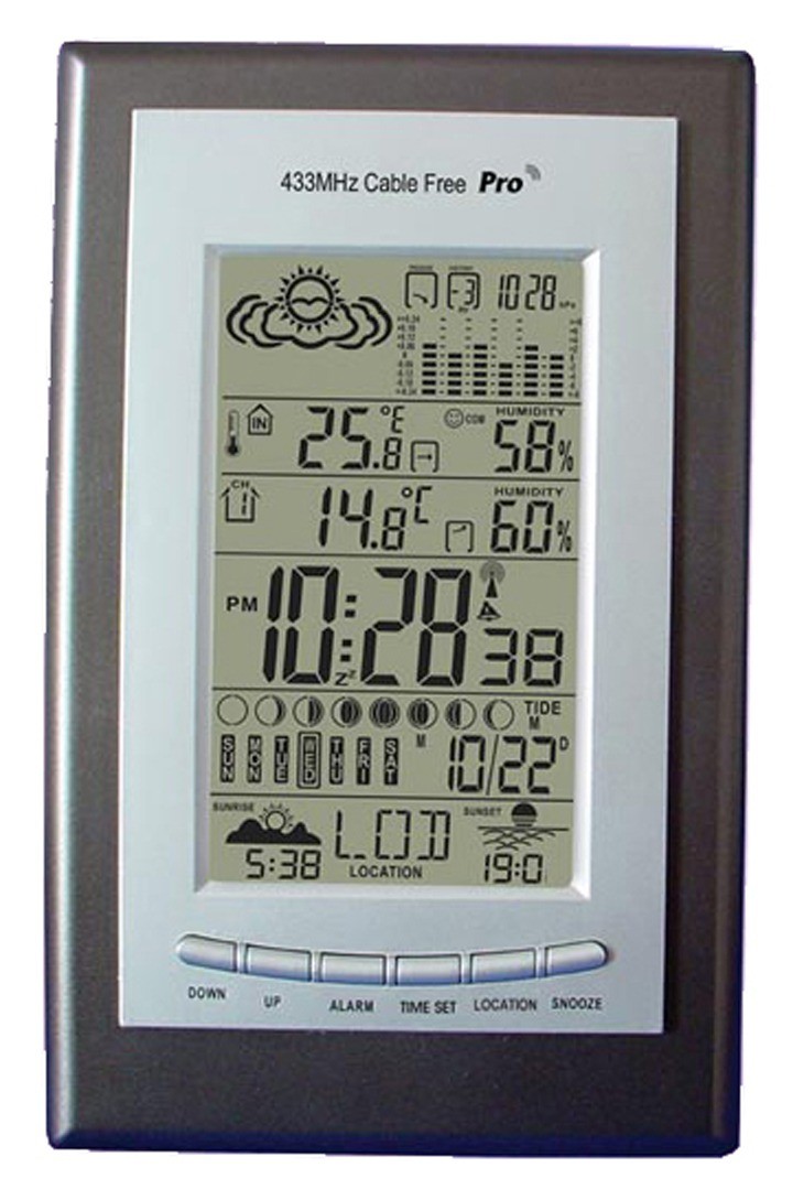 SP Bel-Art, H-B DURAC Weather Station with Animation Forecast, U.S. Model