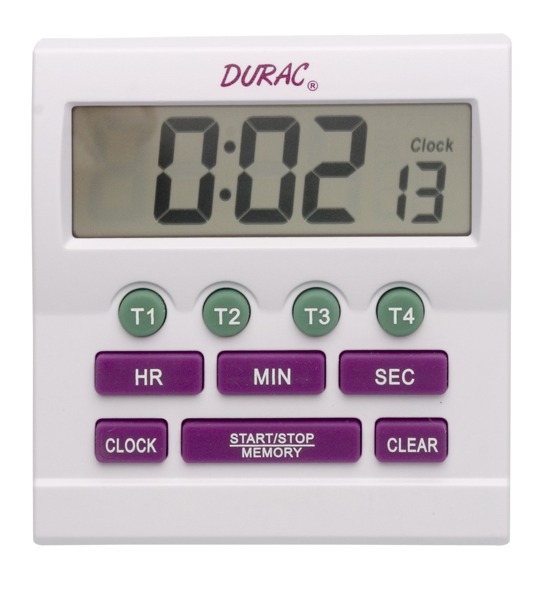 SP Bel-Art, H-B DURAC 4-Channel Electronic Timer and Clock with Certificate of Calibration