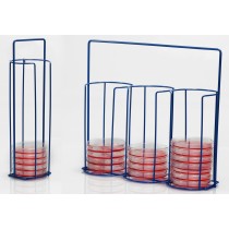 Poxygrid 100mm Petri Dish Carrying Racks