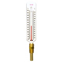 H-B DURAC Hot Water/Refrigerant Line Liquid-In-Glass Thermometers; Organic Liquid Fill