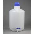 SP Bel-Art Autoclavable Polypropylene Carboy with Spigot; 20 Liters (5.3 Gallons)