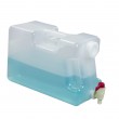 SP Bel-Art Polypropylene Book Bottle with Spigot; 10 Liters (2.5 Gallons), 6¹/₂ x 9¹/₂ x 14³/₄ in.
