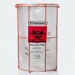 SP Bel-Art Poxygrid Bag Holder for 24W x 30 in. H Bags; Epoxy-Coated Steel