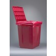 SP Bel-Art Polypropylene Biohazard Disposal Can with Lift-up Cover for 19W x 23 in. H Bags; 9 x 12 x 11¹/₂ in.