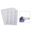 SP Bel-Art Cryogenic Storage Label Sheets; 67x25mm for Racks/Boxes, White (600 labels)