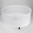 SP Bel-Art Polyethylene Buchner Table-Top Funnel with Perforated Fixed Plate; 36 in. I.D., 14.75 in. Height