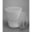 SP Bel-Art Polypropylene 13.2 Liter Pail; 12¾ in. Height, 10½ in. I.D.