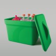 SP Bel-Art Magic Touch 2 High Performance Green Ice Pan; 4.0 Liter Midi Model, With Lid