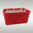 SP Bel-Art Magic Touch 2 High Performance Red Ice Pan; 9.0 Liter Maxi Model, Without Lid