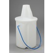 SP Bel-Art Cone Style Acid/Solvent Bottle Carrier; Holds One 2.5 Liter (5 Pint) Bottle, Polyethylene