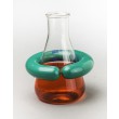 SP Bel-Art “C”-Shape Open 1.0lb Lead Ring Flask Weight with Vikem Vinyl Coating; For 250-1000ml Flasks