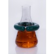 SP Bel-Art “C”-Shape Open 1.5lb Lead Ring Flask Weight with Vikem Vinyl Coating; For 500-2000ml Flasks
