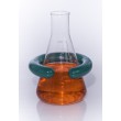 SP Bel-Art “C”-Shape Open 2.0lb Lead Ring Flask Weight with Vikem Vinyl Coating; For 1000-4000ml Flasks