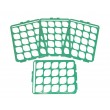 SP Bel-Art Switch-Grid Test Tube Rack Grids; For 16-20mm Tubes, Green (Pack of 4)