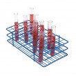 SP Bel-Art Poxygrid Test Tube Rack; For 13-16mm Tubes, 72 Places, Blue
