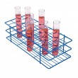 SP Bel-Art Poxygrid Test Tube Rack; For 20-25mm Tubes, 40 Places, Blue