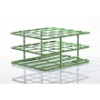 SP Bel-Art Poxygrid “Half-Size” Test Tube Rack; For 16-20mm Tubes, 20 Places, Green