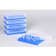 SP Bel-Art PCR Rack; For 0.2ml Tubes, 96 Places, Fluorescent Blue (Pack of 5)