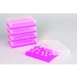 SP Bel-Art PCR Rack; For 0.2ml Tubes, 96 Places, Fluorescent Pink (Pack of 5)