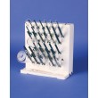 SP Bel-Art Lab-Aire II Single-Sided Non-Electric Benchtop Glassware Dryer; 2 Tier, 14.75 x 7 x 15.4 in.