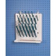 SP Bel-Art Lab-Aire II Single-Sided Non-Electric Wallmount Glassware Dryer; 2 Tier, 14.75 x 5 x 16.4 in.