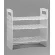 SP Bel-Art Pipette Support Rack; 16mm, 50 Places, 8⅜ x 4½ x 8¾ in., Polypropylene