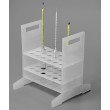 SP Bel-Art Hydrometer Rack; For Short Hydrometers, 18 Places, Polypropylene
