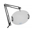 SP Bel-Art Splash Shield; 38 in. Articulating Arm, 12 x 15 in., Plexiglass