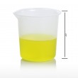 SP Bel-Art Graduated Griffin Low-Form 100ml Beakers; Polypropylene, 25ml Graduation (Pack of 12)
