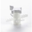 SP Bel-Art Three-Way Fluoroplastic Stopcock for 6mm Tubing; 4mm Bore
